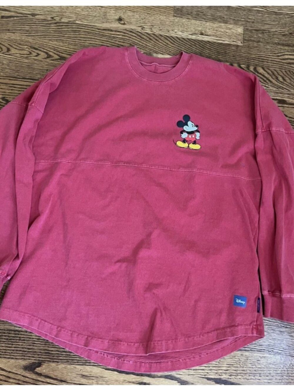 Walt Disney World Parks Mickey Mouse Spirit Jersey 2025 Adult Shirt MEDIUM RED